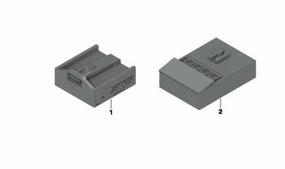 Conector eléctrico 6 pines OEM 61138377158 para BMW E81, E82, E87, E88, F20, F21, E36, E46, E90, E91, E92, E93, F30, F31, F34, F32, E39, E60, E61, E63, E64, E38, E65, E66, E84, E83, F25, E53, E70, E71, E72, E85, E86, E89, E52, I01, I12, I15, I20. Or
