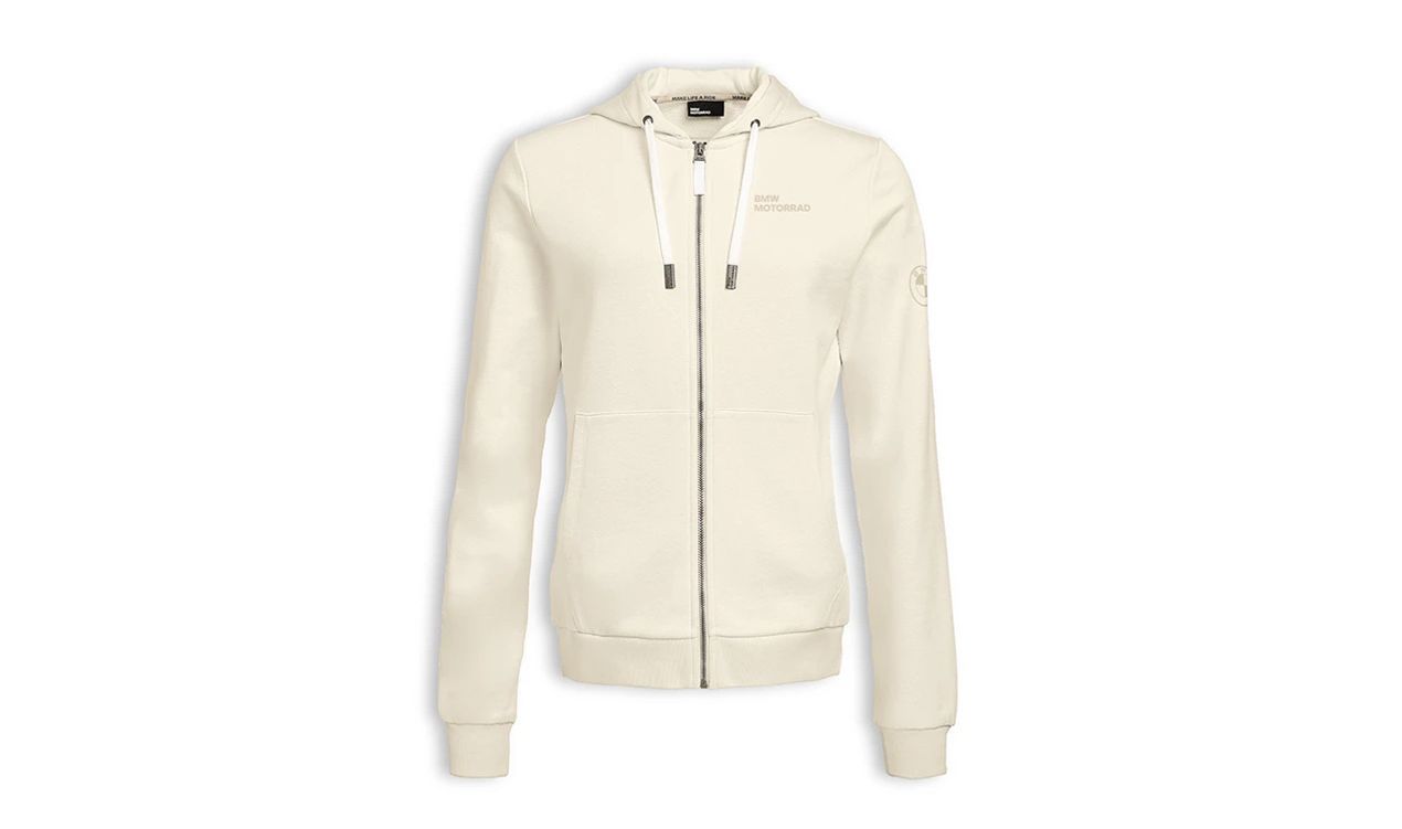 Sudadera con cremallera "Make Life a Ride" talla XL antracita OEM 76615B3E369 para BMW. Original BMW Motorrad.