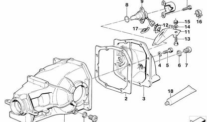 Soporte para BMW E34, E32 (OEM 61131382510). Original BMW
