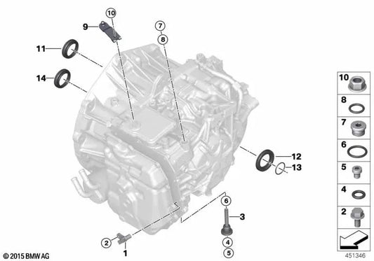 Changer le levier pour BMW I12, I12N, I15 (OEM 25167644849). BMW d'origine