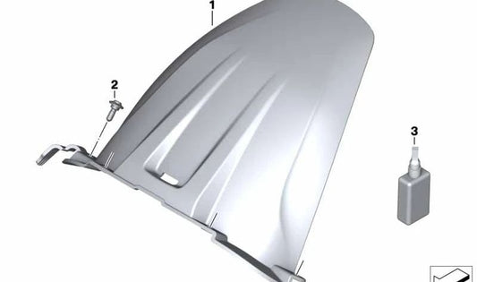 Cubierta de rueda trasera OEM 46627717023 para motos BMW S 1000 XR (K49) 2015-2019. Original BMW Motorrad.