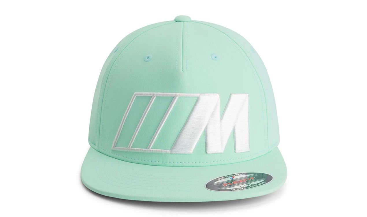Gorra original BMW M mint talla L/XL con logo bordado OEM 80165B5F615 para BMW {todos los modelos}. Accesorio original BMW de la colección Lifestyle.