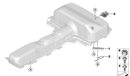 Cable de puesta a masa OEM 61299895970 para MINI F56 BEV, F56 BEV LCI, Cabrio F57 BEV. Original MINI.