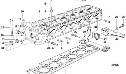 Junta sin asbesto OEM 11151312176 para BMW E12, E28, E34, E24, E23, E32. Original BMW.