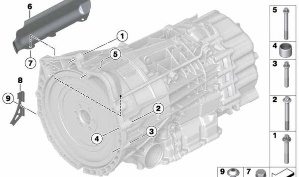 Soporte para sensor lambda OEM 28007581740 para BMW E92, E93, E89, 335i, 335is. Compatible con motores N54 y N55. Original BMW.