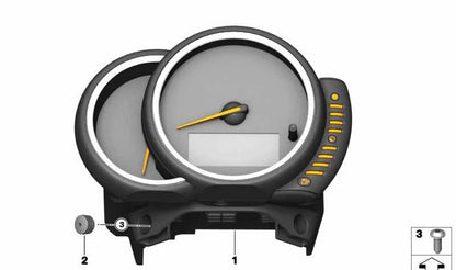 Cuadro de instrumentos OEM 62106843998 para MINI F54, F55, F56, F57, F60. Original MINI.