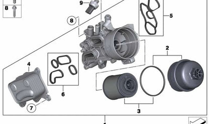 Juego de juntas OEM 11428643747 para MINI R56, R55, R57, R58, R59, R60, R61. Original MINI.