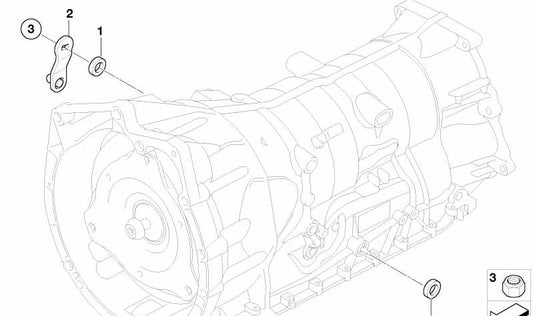 OEM change lever 24147571244 for BMW E90, E91, E92, E60, E61, E84, E83, E53. Original BMW.