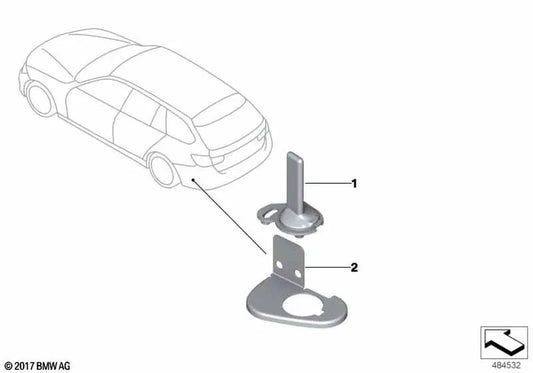 Prise en charge de l'antenne pour BMW 3 E91, E91N, F31, F31N (OEM 65209283639). BMW d'origine.
