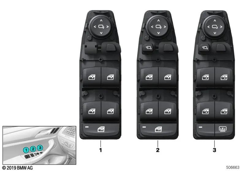 Unidade de controle central de mudança de porta para BMW G20, G20N, G30, G31, G32, G01, G02, G05 (OEM 61316832721). BMW originais.