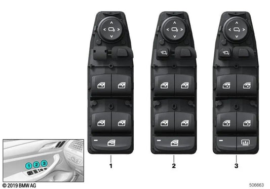Unidade de controle central de mudança de porta para BMW G20, G20N, G30, G31, G32, G01, G02, G05 (OEM 61316832721). BMW originais.