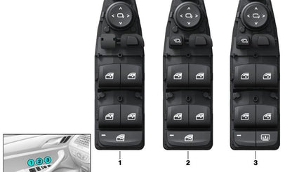 Unidad de control de puerta (botonera) OEM 61319460493 para BMW F90, G30, G32, F93, G16, G07. Compatible con varios motores y versiones. Original BMW.