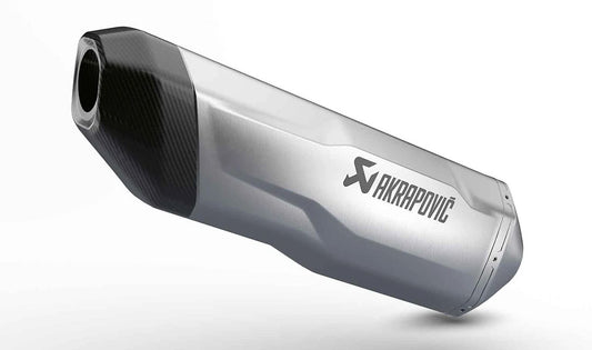 Silenciador esportivo OEM 77118460831 para motocicletas BMW F750GS, F850GS, F850GS Adventure. Originais BMW Motorrad.