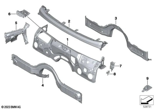 Anteil des Gesamtanteils für BMW 5 F90 -Serie, G30, G31, G38, G60 und Serie 7 G11, G12, G70 und Serie 8 F91, G14, G15 (OEM 41007412947). Original BMW