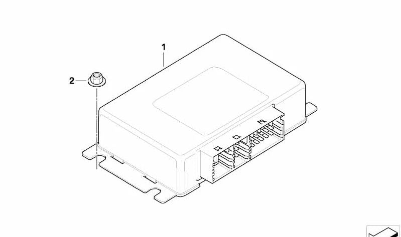 Unidad de control transfer original BMW OEM 27607599883 para BMW X3 E83 (todos los modelos compatibles: 1.8d, 2.0d, 2.0i desde 2004 a 2010). Original BMW.