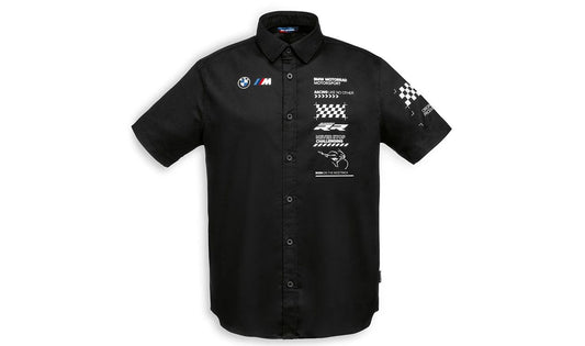Camiseta de manga corta Race Team negra talla M OEM 76615A81686 para BMW. Original BMW Motorrad.