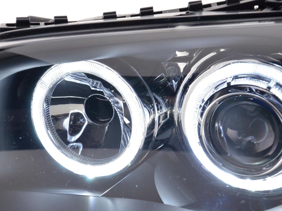 Faro Diurno Led Drl Look Bmw Serie 1 E81 / E87 04- Negro Lights > Headlights