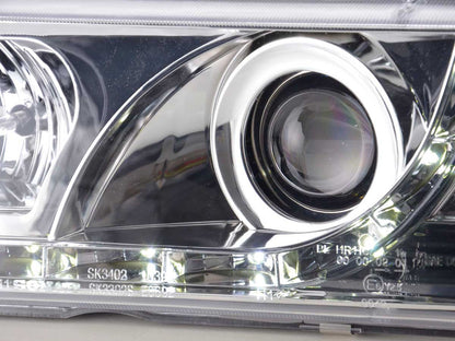 Faros delanteros LED con aspecto DRL BMW Serie 3 Berlina E36 92-98 cromado