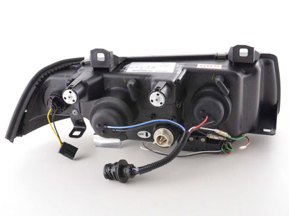 Faros delanteros LED para BMW Serie 3 E36 Coupé/Cabrio 92-98 cromados para volante a la derecha
