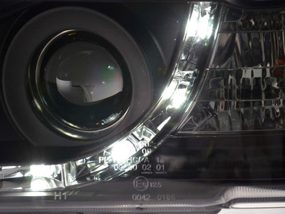 Faros delanteros LED para BMW Serie 3 E36 Coupé/Cabrio 92-98 en negro para volante a la derecha