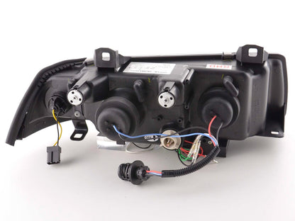 Faros delanteros LED para BMW Serie 3 E36 Coupé/Cabrio 92-98 en negro para volante a la derecha