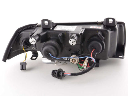 Faros De Luz Diurna Luces Conducción Led Bmw Serie 3 E36 Limo / Touring Negro Para Volante A La