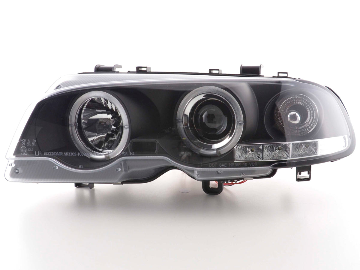 Faros delanteros delanteros BMW Serie 3 E46 Coupé/Cabrio 98-02 negro