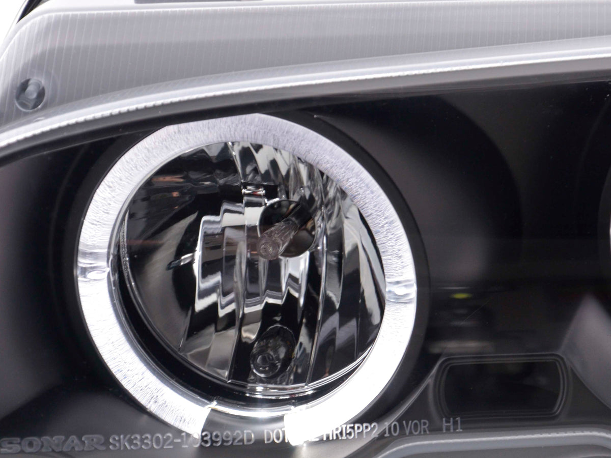 Faros delanteros delanteros BMW Serie 3 E46 Coupé/Cabrio 98-02 negro