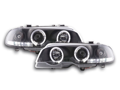 Faros delanteros delanteros BMW Serie 3 E46 Coupé/Cabrio 98-02 negro