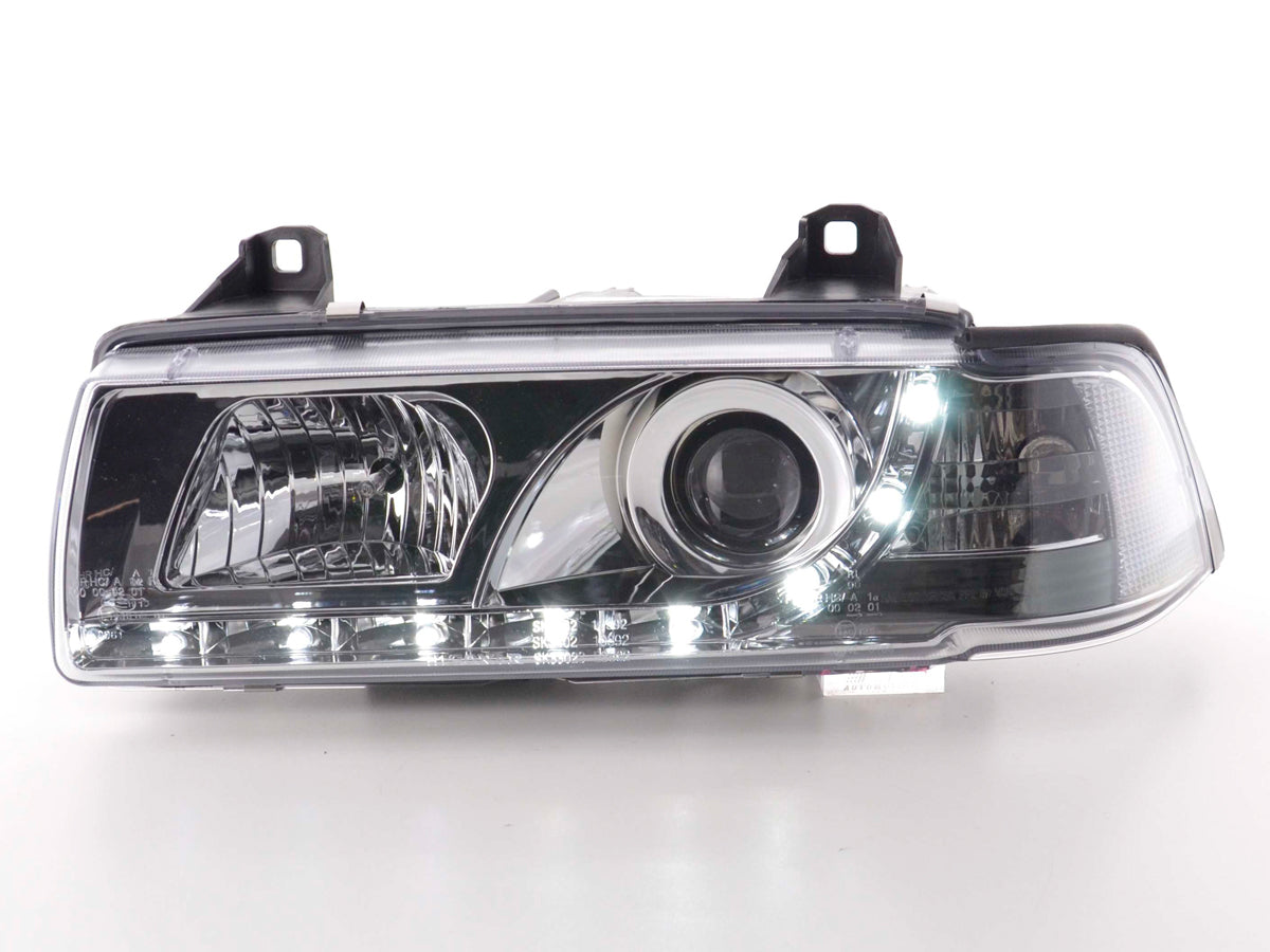 Faros delanteros LED BMW Serie 3 E36 Coupé, Cabrio 92-99 cromados