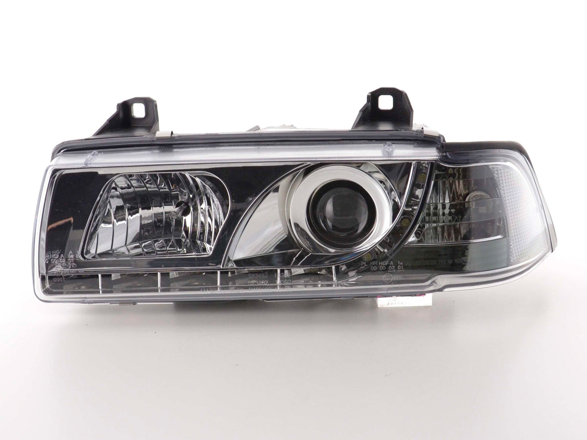 Faros delanteros LED BMW Serie 3 E36 Coupé, Cabrio 92-99 cromados