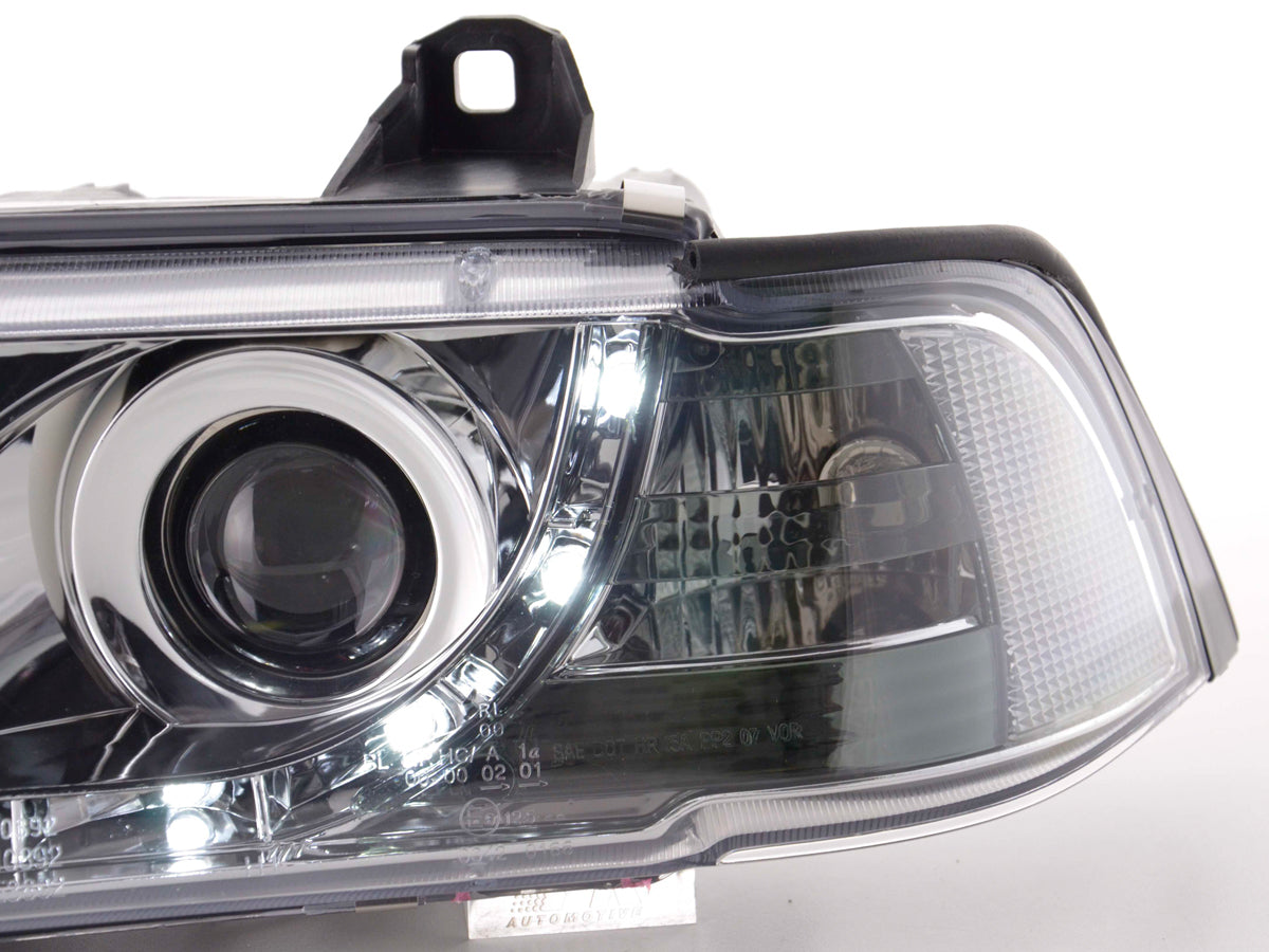 Faros delanteros LED BMW Serie 3 E36 Coupé, Cabrio 92-99 cromados