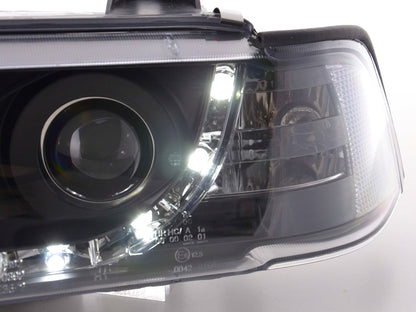 Faros delanteros LED para BMW Serie 3 E36 Coupé 92-99 en negro
