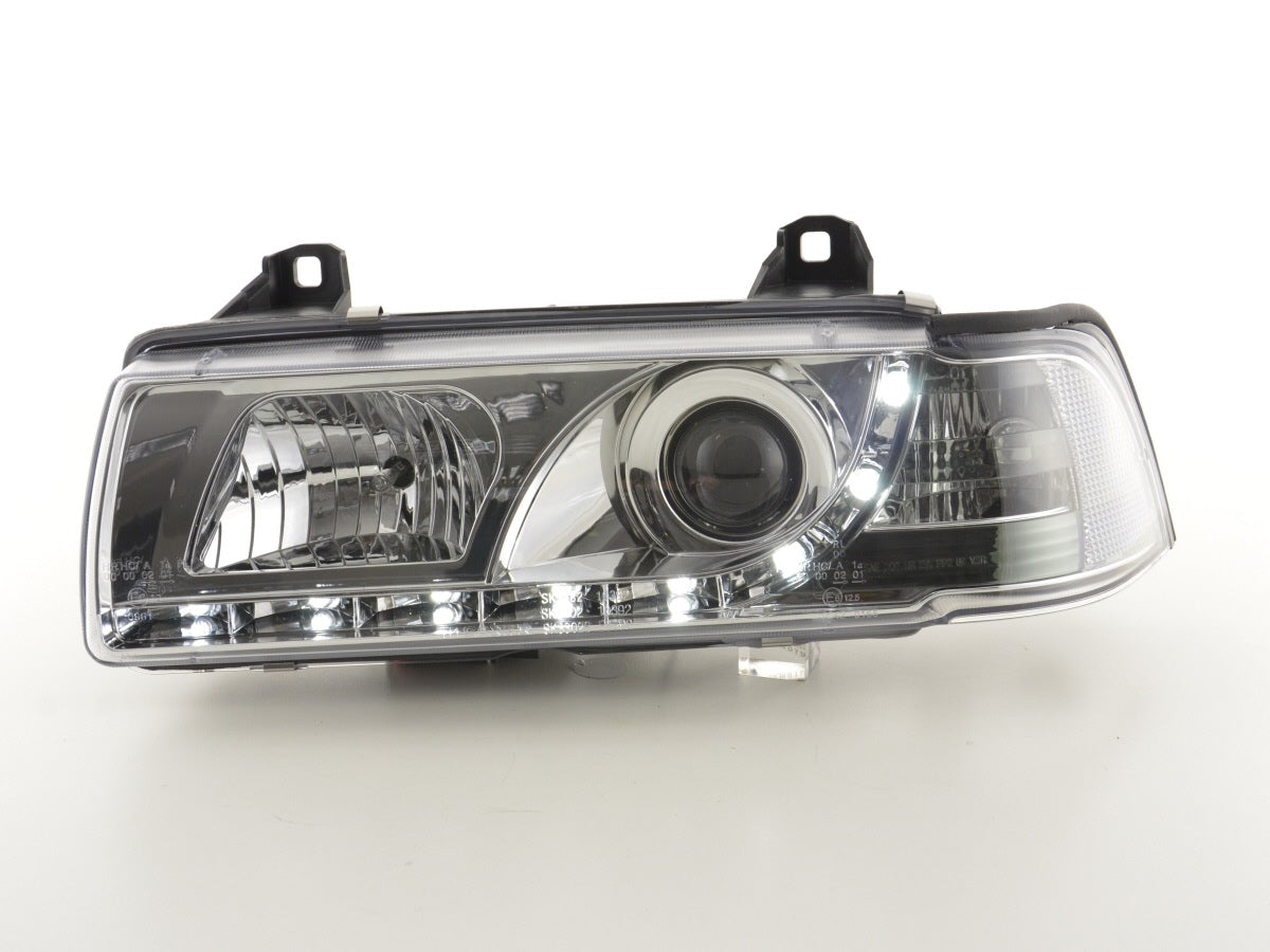 Faros delanteros LED luces diurnas BMW Serie 3 E36 Berlina 92-98 cromado