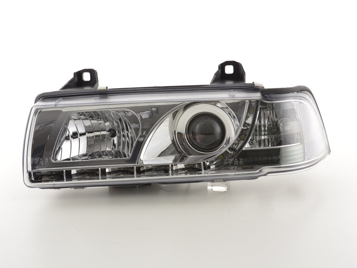 Faros delanteros LED luces diurnas BMW Serie 3 E36 Berlina 92-98 cromado