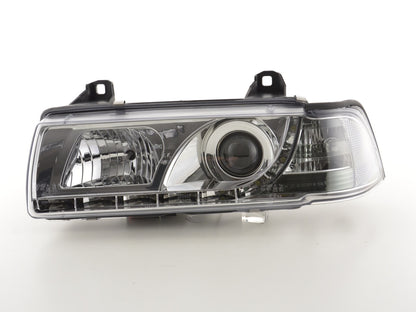 Faros delanteros LED luces diurnas BMW Serie 3 E36 Berlina 92-98 cromado