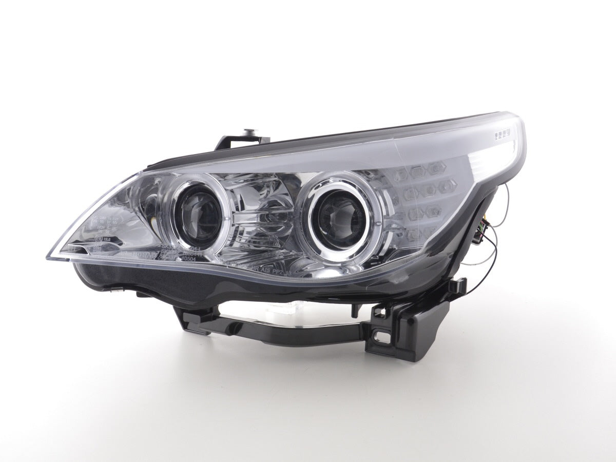 Faros delanteros delanteros BMW Serie 5 E60 / E61 03-07 cromados