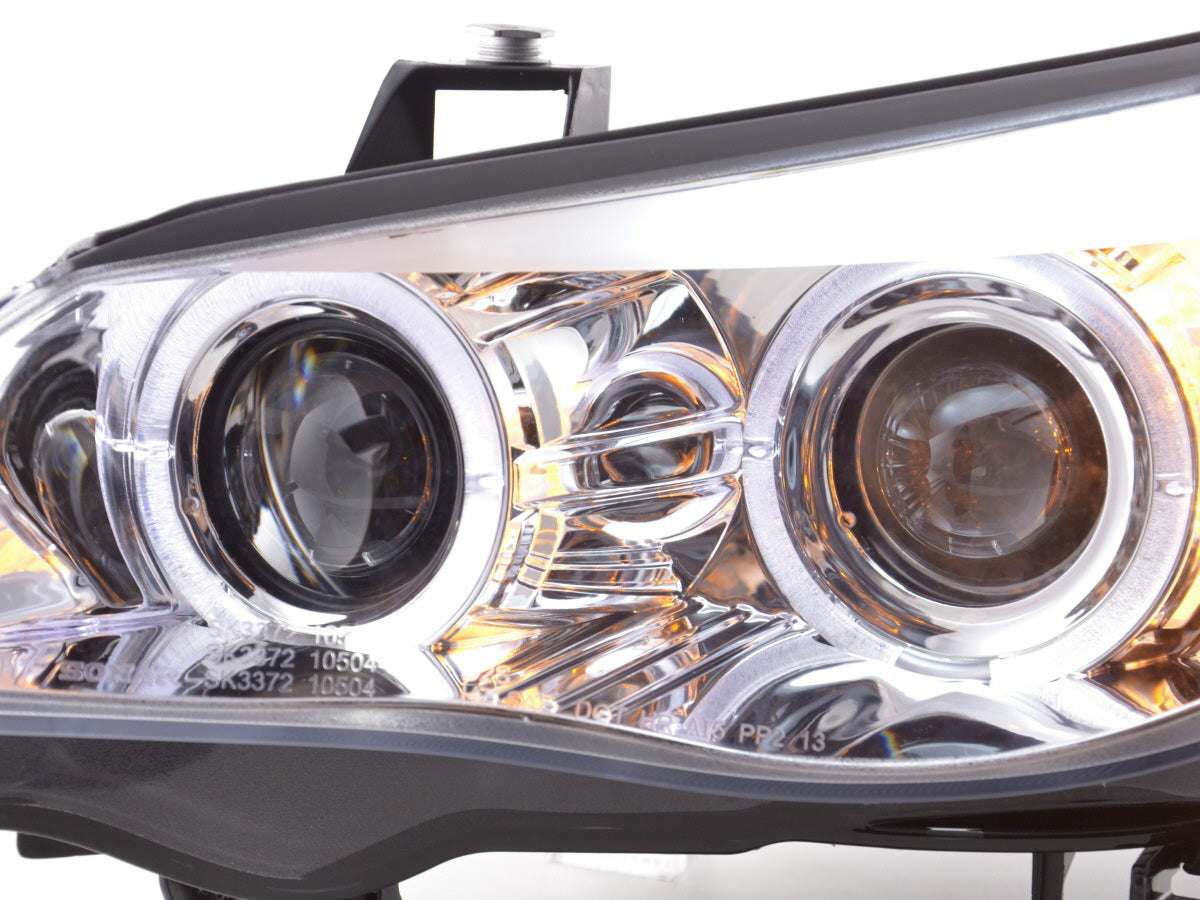 Faros delanteros delanteros BMW Serie 5 E60 / E61 03-07 cromados