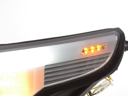 Flash-Scheinwerfer Xenón Ojos de Angel CCFL BMW 5 E60 / E61 05-08 Chrom für das rechte Lenkrad