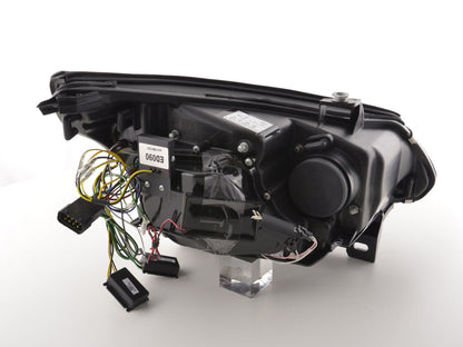 Faros Xenon Ojos De Angel Ccfl Bmw Serie 5 E60 / E61 03-04 Negro Lights > Headlights