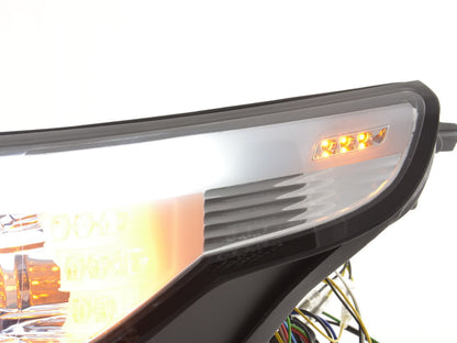 Flash-Scheinwerfer Xenon Angel CCFL BMW 5 E60 / E61 03-04 Chrom für das rechte Lenkrad