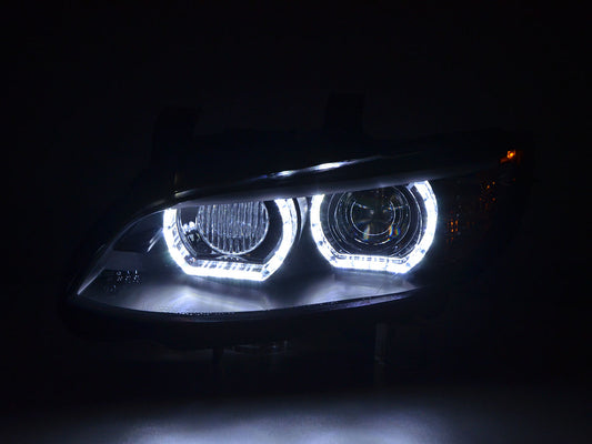 Faros delanteros delanteros Xenón Daylight LED luces diurnas BMW Serie 3 E92 / E93 06-10 negro