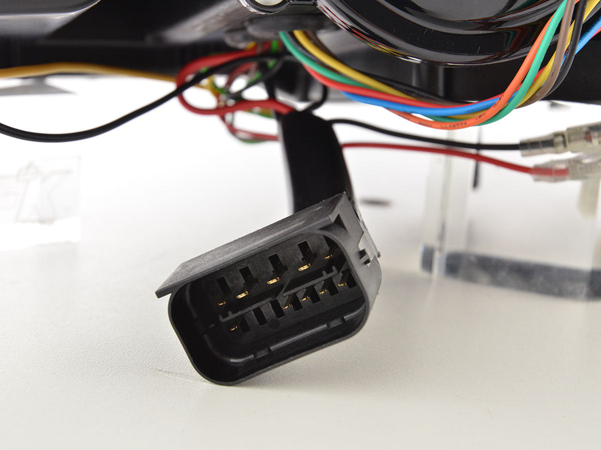 Faros delanteros delanteros Xenón Daylight LED luces diurnas BMW Serie 3 E92 / E93 06-10 negro