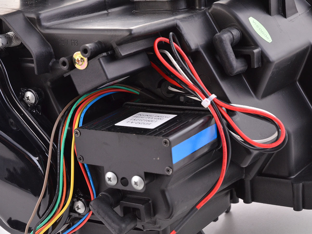 Faróis dianteiros Xenón Dayllight LED LUZES DIURNAL BMW 3 E92 / E93 06-10 BLACK