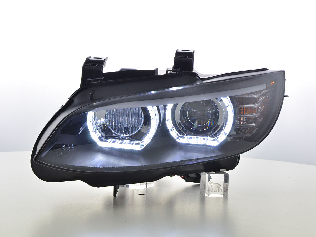 Faros delanteros delanteros Xenón Daylight LED luces diurnas BMW Serie 3 E92 / E93 06-10 negro