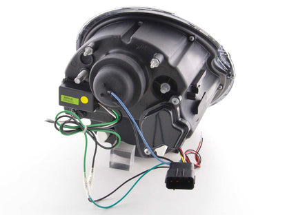 Faros delanteros LED DRL look Mini Cooper R50 01-06 negro