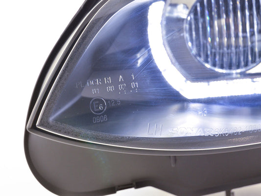 Faros Delanteros Xenon Daylight Led Luces Diurnas Bmw Serie 3 E92 / E93 06-10 Negro Lights >