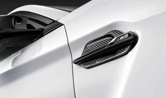 M Performance air vent trim for BMW 2 Series F87, F87N (OEM 51712453942). Original BMW.