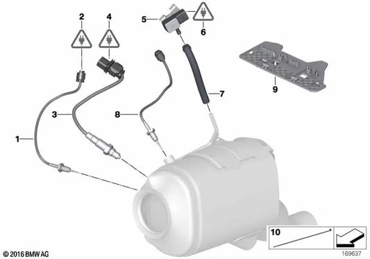 BMW E90, E90N, E91, E91N, E92 (OEM 13627801053). Original BMW