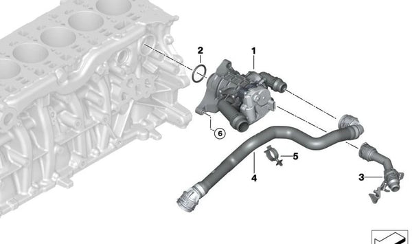 Junta de estanqueidad OEM 11538835334 para BMW G20N, G21N, G22N, G23N, G26N, G60, G70, G45, G05N, G18N, G06N, G07N, G09. Original BMW.